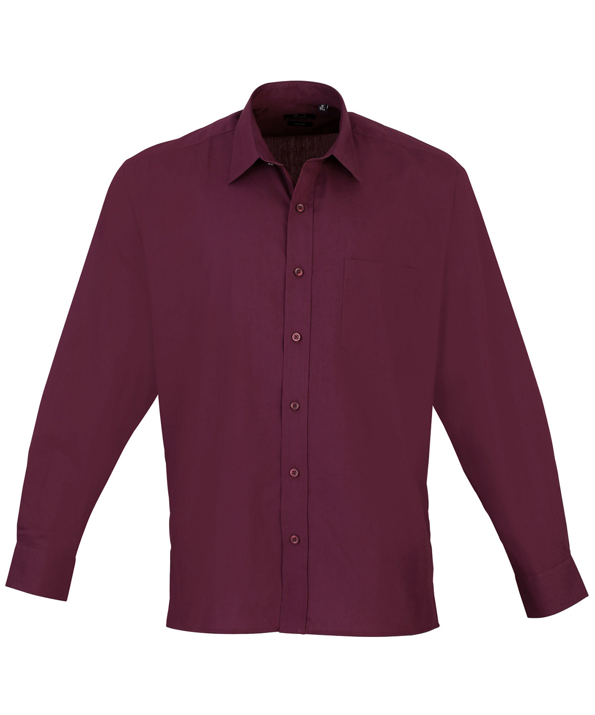 Men's Long Sleeve Poplin Shirt - United Workwear