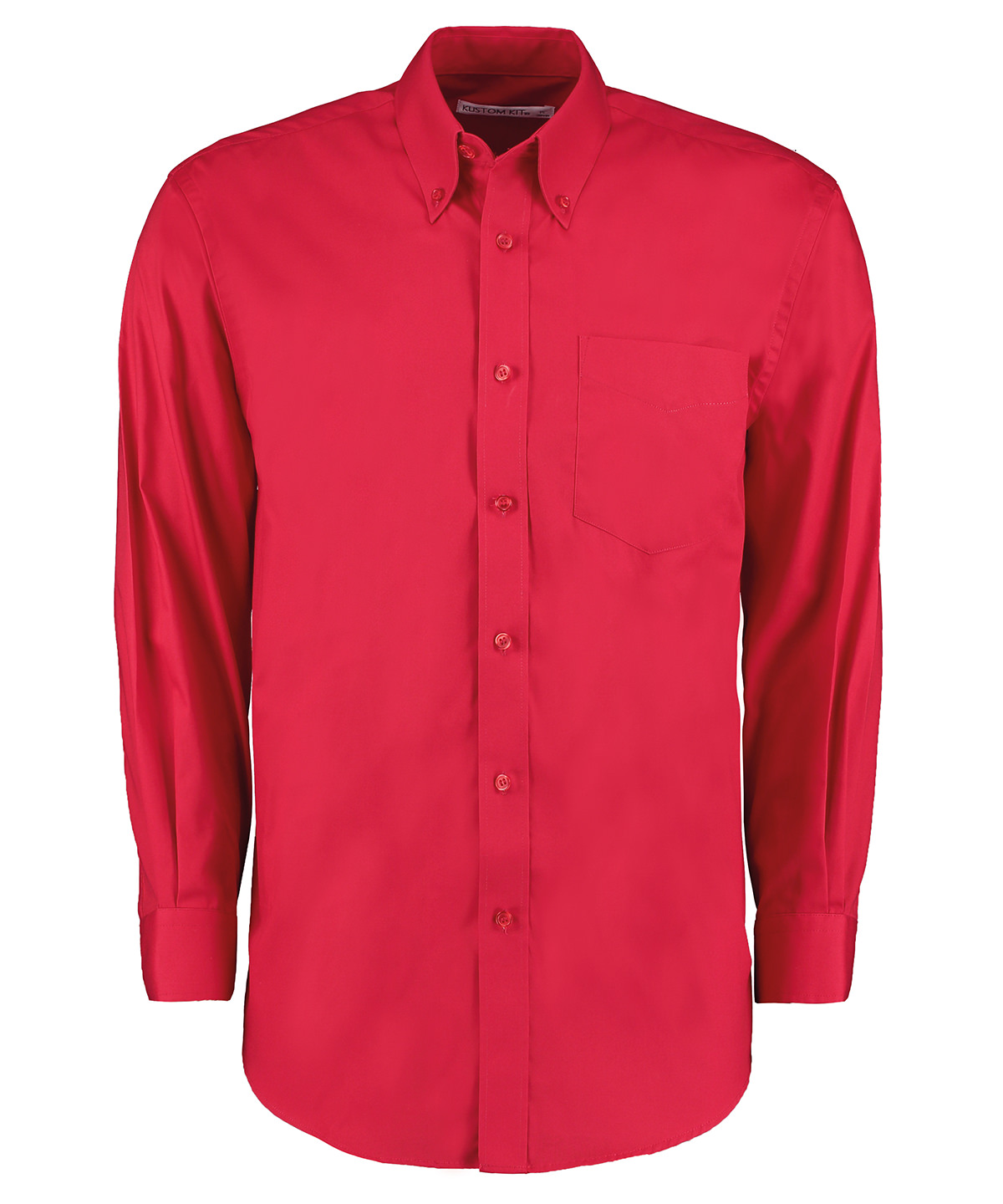 Men’s Oxford Shirt Long Sleeved-kk105_red