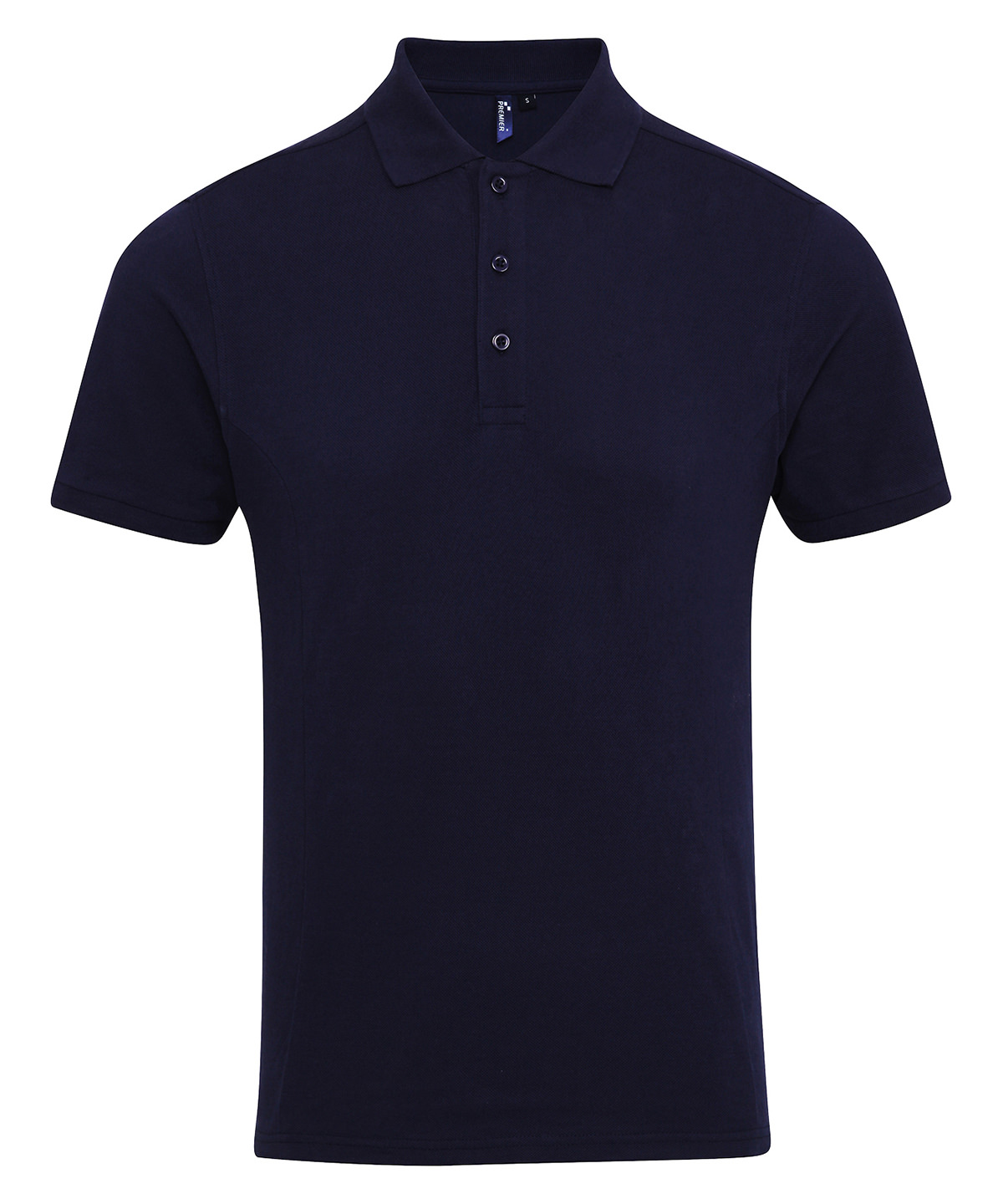 Antimicrobial polo shirt-pr630_navy_ft