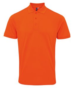 Antimicrobial polo shirt-pr630_orange_ft