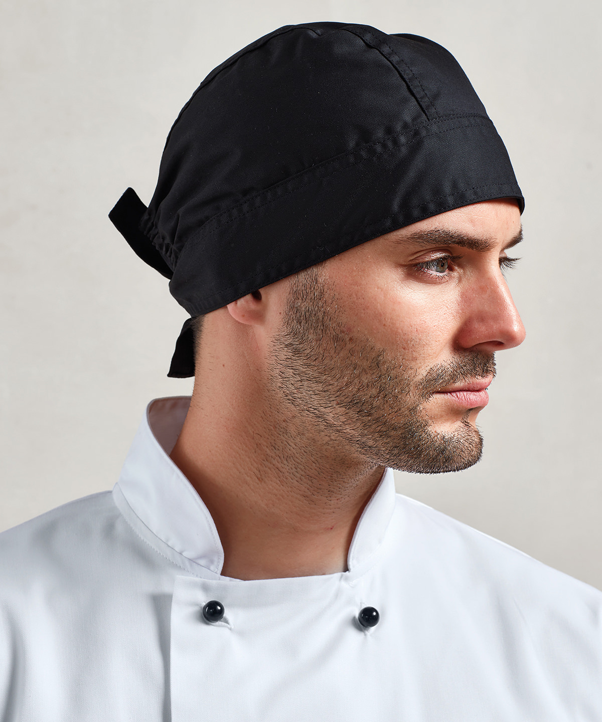 chef's bandana-black-kitchen bandana