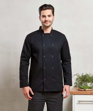 the studded long sleeve chef jacket - pr665