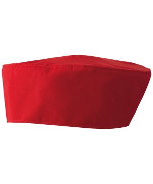 chef's skull cap-red