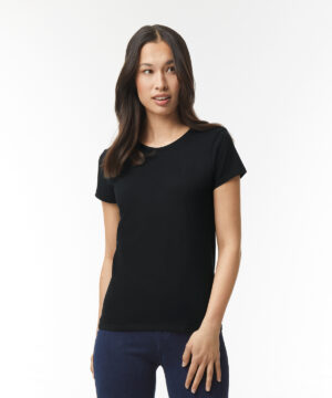 women's work t-shirt-black-united workwear
