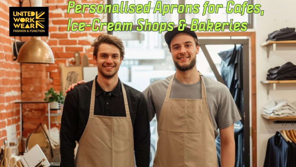 Personalised Aprons for Cafes, Ice-Cream Shops & Bakeries