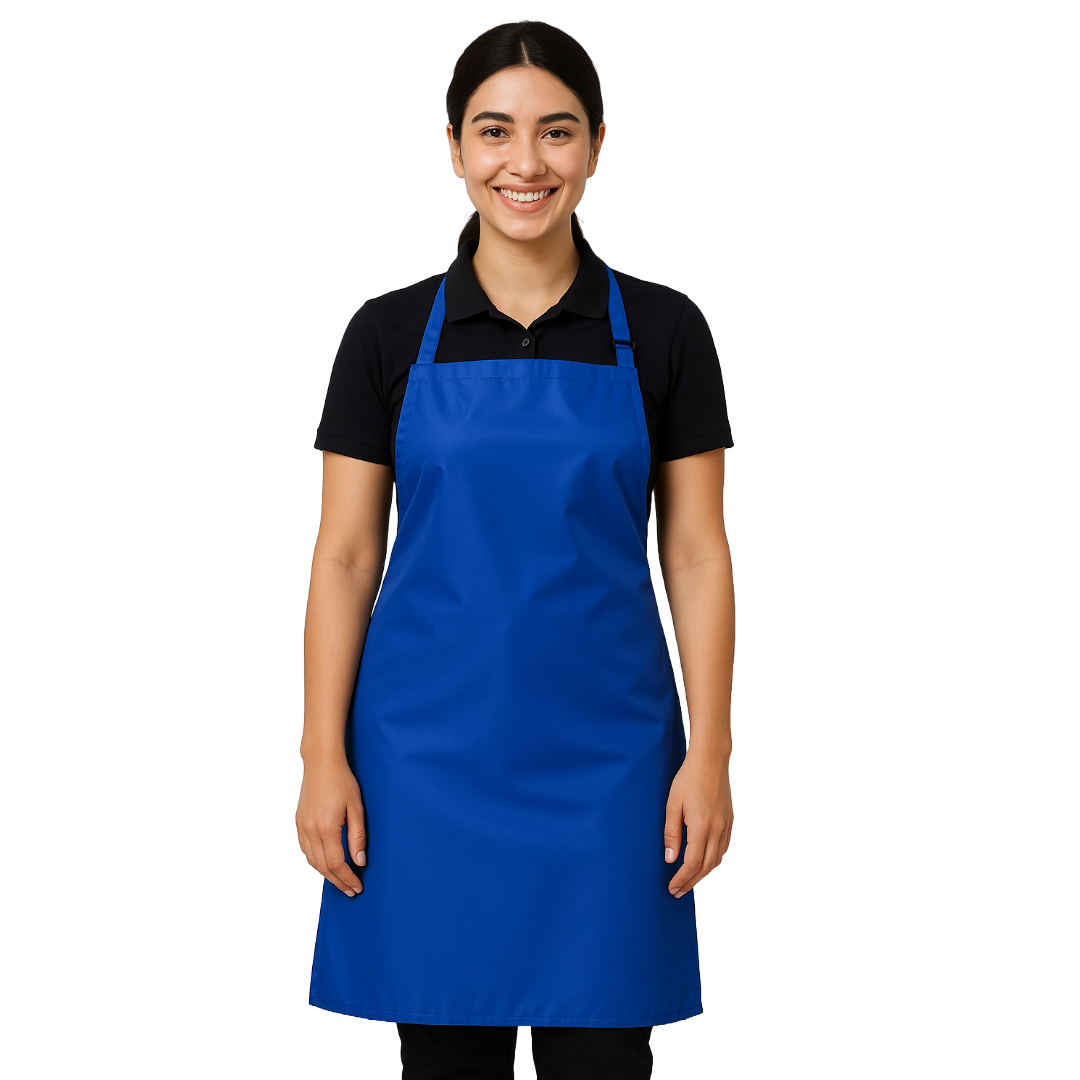 waterproof apron blue